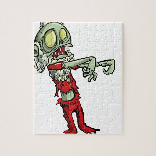 julafton zombie jultomten pussel (Vertikal)