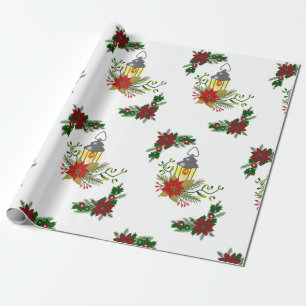 Julaftonblåsning av Pappra Guld ljus Presentpapper