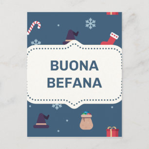 julaftonbuona Befana Helg Vykort