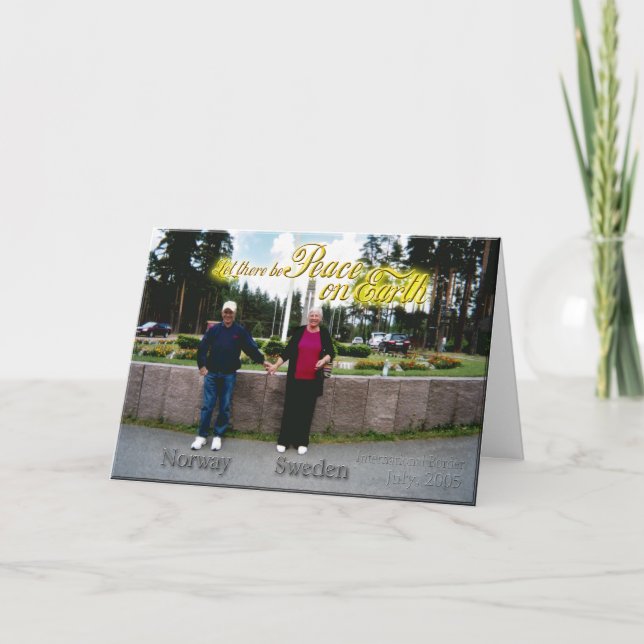 Julaftonen reser med W & M Helgkort (Framsida)