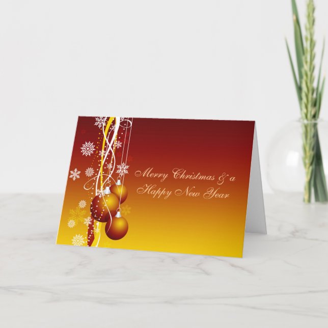 Julaftonkort 1 (personifiera), helgkort (Framsida)