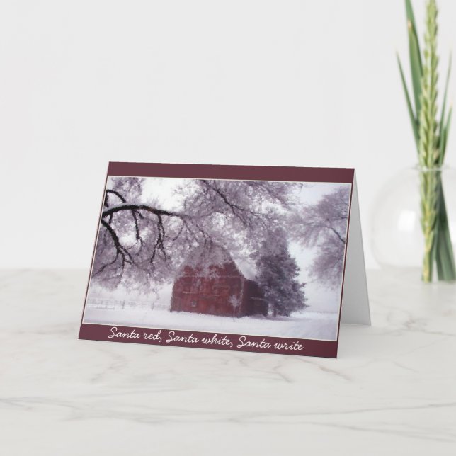 Julaftonkort Helgkort (Framsida)