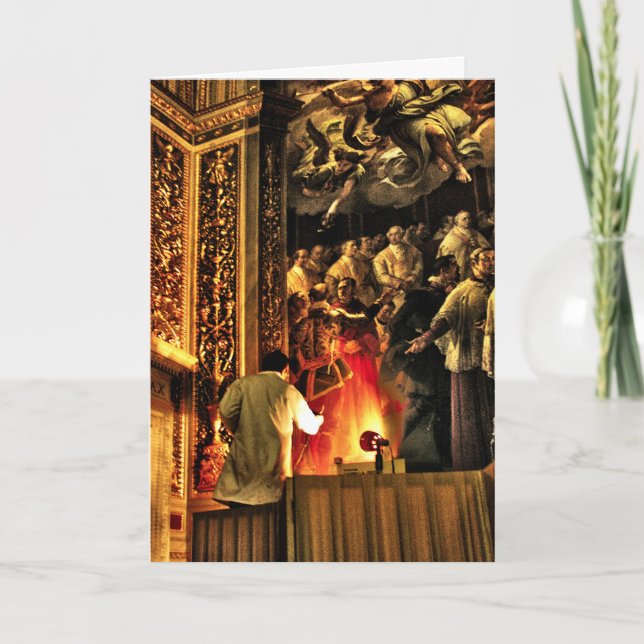 Julaftonkort Helgkort (Framsida)