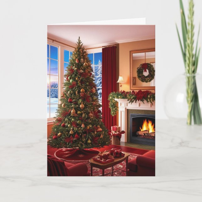 Julaftonkort Kort (Framsida)