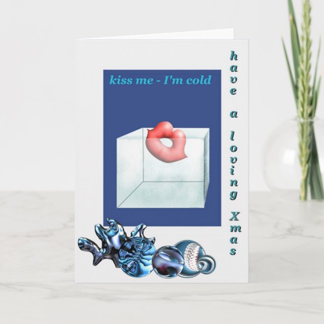 Julaftonkysskort 2 av Anjo Lafin Helgkort (Framsida)