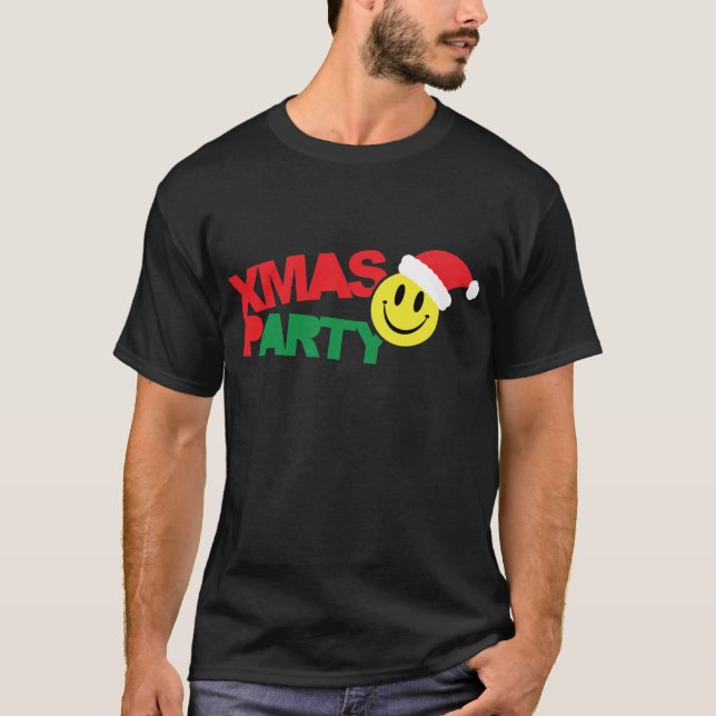 Julaftonparty (julen) t-shirt (Framsida)