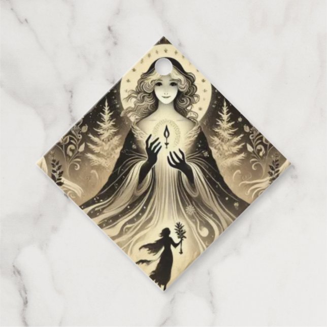 Julaftons gäst gåvor etiketter (Framsida)