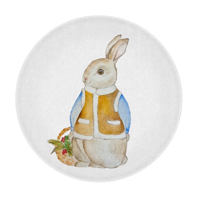 Juläge i gryningen med basket med gratiskli (Framsidan)