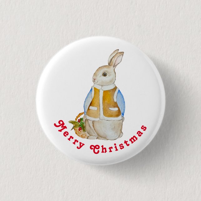 Juläge i gryningen med basket med gratiskli knapp (Framsida)