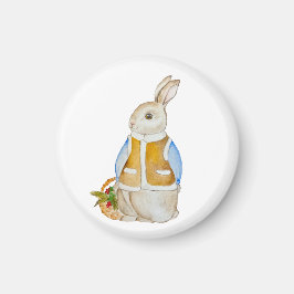 Juläge i gryningen med basket med gratiskli magnet