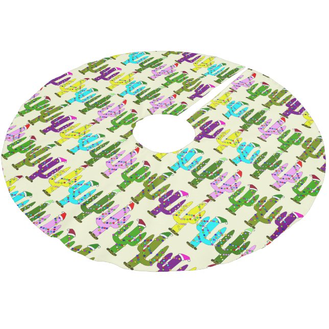 Julaktus Julgransmatta Borstad Polyester (Vinklad)