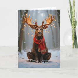 Julälg Med Semestersljus Kort