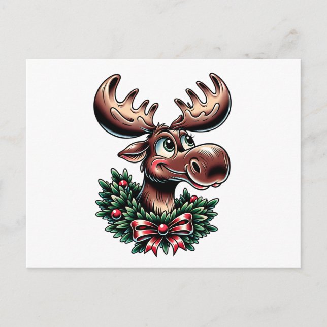 Julälg  vykort (Framsida)
