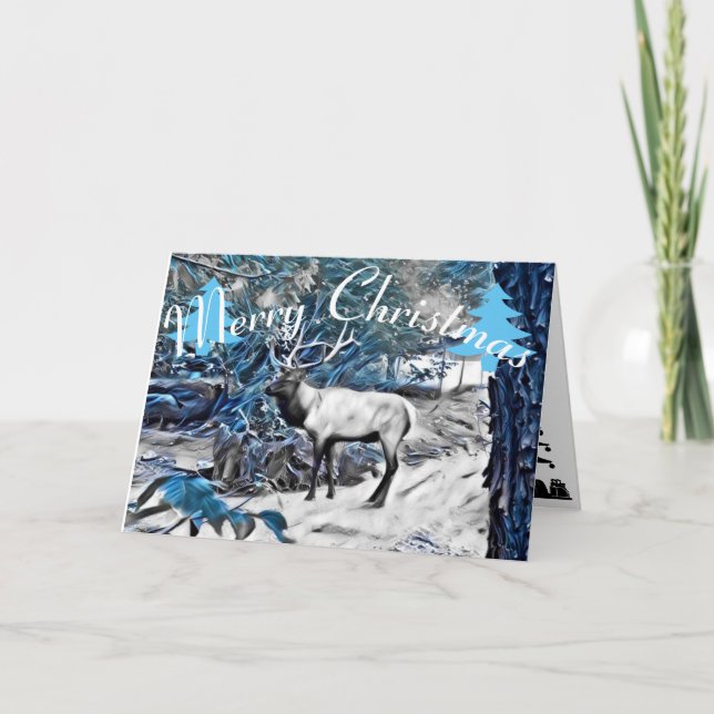 Julälgkort Helgkort (Framsida)