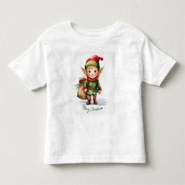 Julälv med en säck av gåvor t shirt