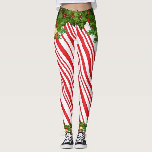 Julälvadamasker Leggings (Framsida)