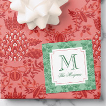 Julananas Ornament i monogramhölje