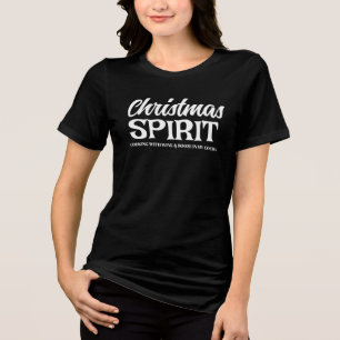 Julanda Funny Helgdag Alcohol Ord T Shirt