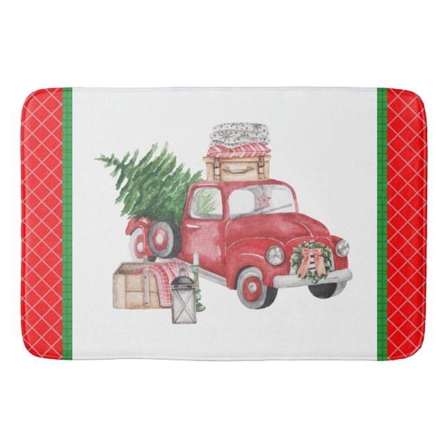 Julandan i Land, Lastbil Träd Badrumsmatta (Framsidan)