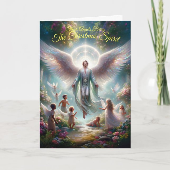 Julandan, mappat gratulationskort kort (Framsida)