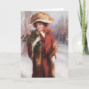 "Julandan" Vintage Greeting Card Helgkort