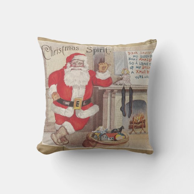 Julandan - Vintage Postcard Art Kudde (Framsida)