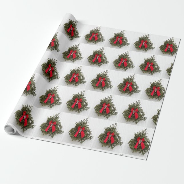 Julandedräkt och Bow på Barn Presentpapper (Utrullad)