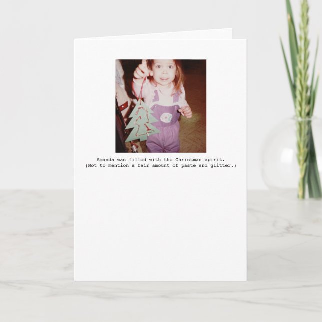 Julanden Julhälsningar kortet Helgkort (Framsida)