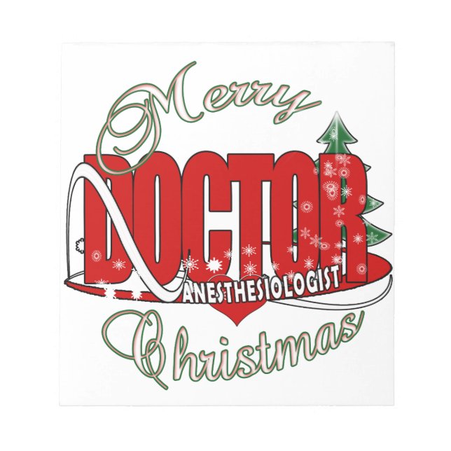 JULANESTHESIOLOGIST ANTECKNINGSBLOCK (Framsida)