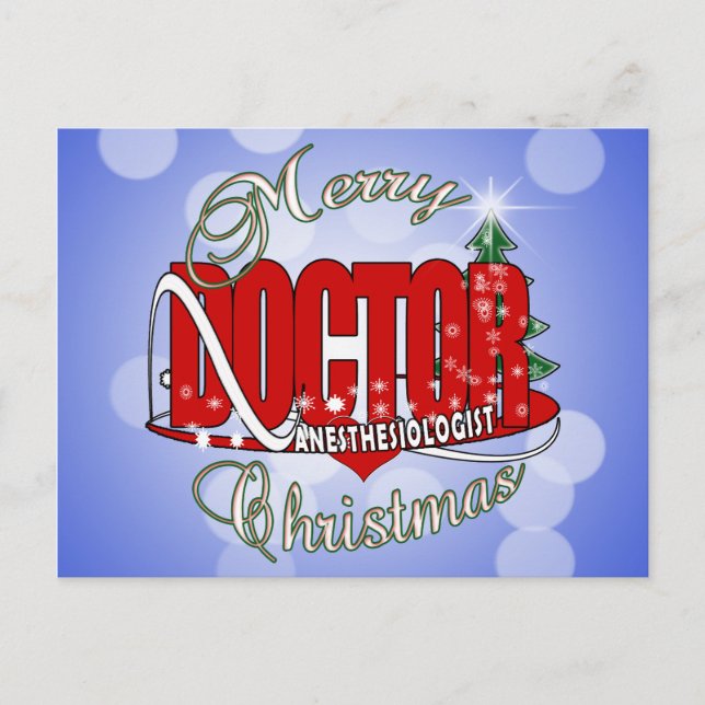 JULANESTHESIOLOGIST HELG VYKORT (Framsida)