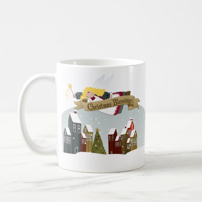 Julängel - Glada Budskap, Julens Värdighet Kaffemugg (Vänster)