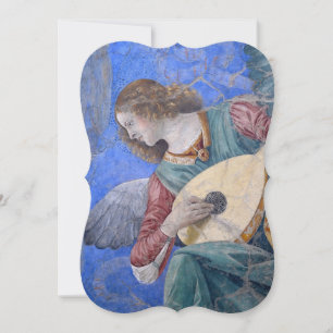 Julängel Musiker Melozzo da Forli Vatikanen Julkort