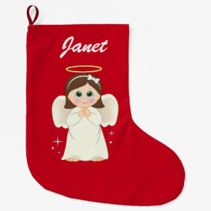 Julängel Stor Julstrumpa
