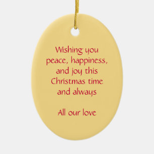 Julängelfrid, lycka röd ornament