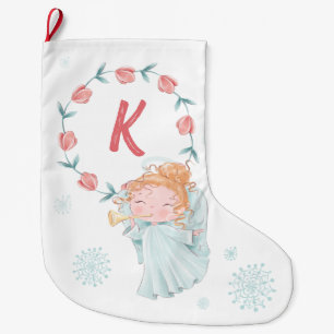 Julängelmonogram Stor Julstrumpa