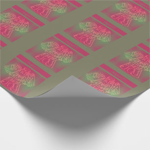 Julängen "Behold..."Wrapping Papper. Presentpapper