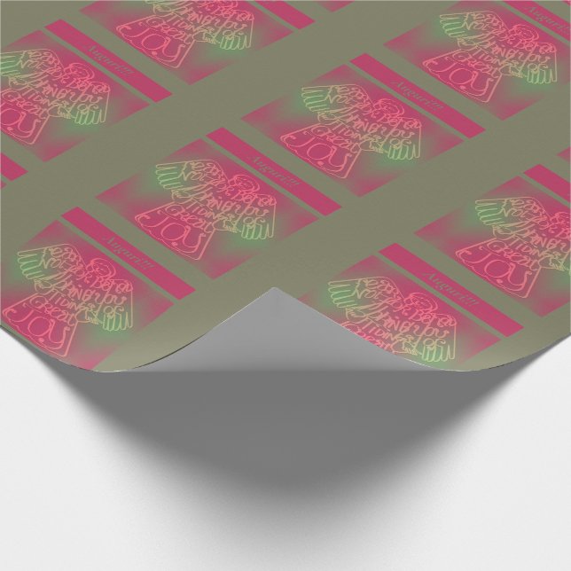 Julängen "Behold..."Wrapping Papper. Presentpapper (Hörn)