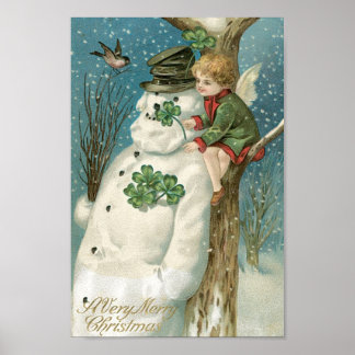 Julängen och Snögubbe Poster