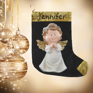 Julänggel med Namn, Guld Stor Julstrumpa