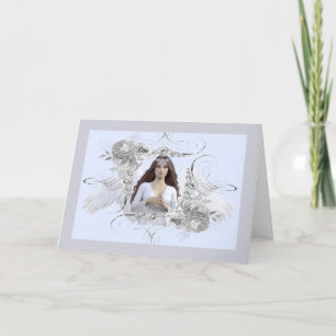 Julänggel med Vingar & Framing Helgkort