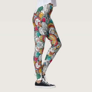 Julänglar flerfärgad leggings