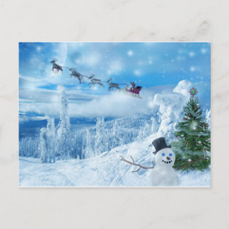 Julanimerad Helg Vykort