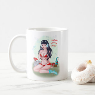 Julanimerad! Livliga intryck! Kaffemugg