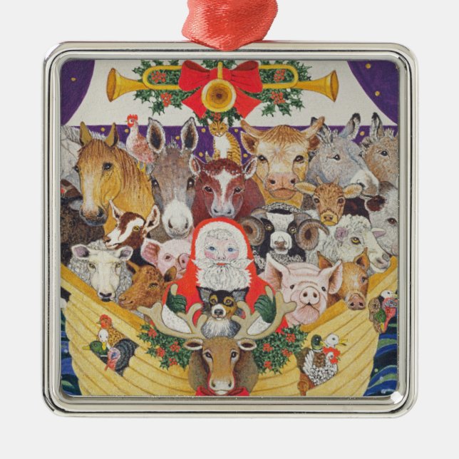 Julankomst Julgransprydnad Metall (Framsidan)