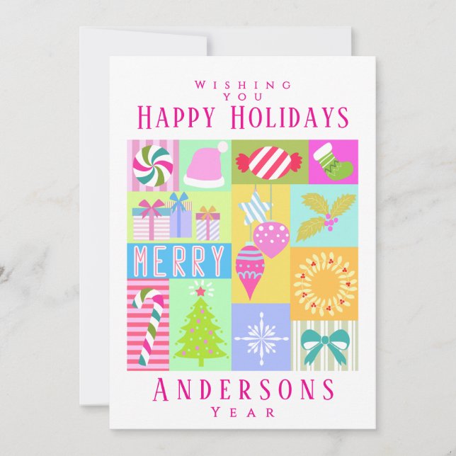 Julannonskalender Julkort (Framsida)