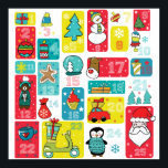 Julannonskalender Poster<br><div class="desc">Julillustrationshandboken som har målats av Sanja Vrekic. Julannonsidén är unik och enkel men ändå färglös och söt. Matchande produkter finns i annonskalendern.</div>