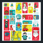 Julannonskalender Poster<br><div class="desc">Julillustrationshandboken som har målats av Sanja Vrekic. Julannonsidén är unik och enkel men ändå färglös och söt. Matchande produkter finns i annonskalendern.</div>