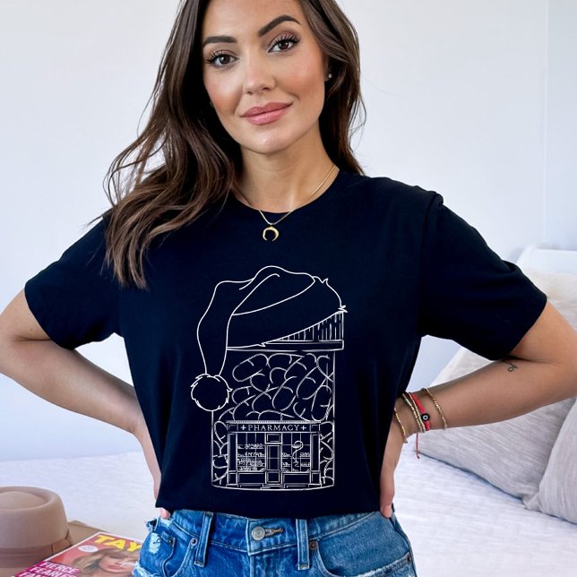 Julapotekare, Rx, farmaceut Tech T Shirt (Skapare uppladdad)