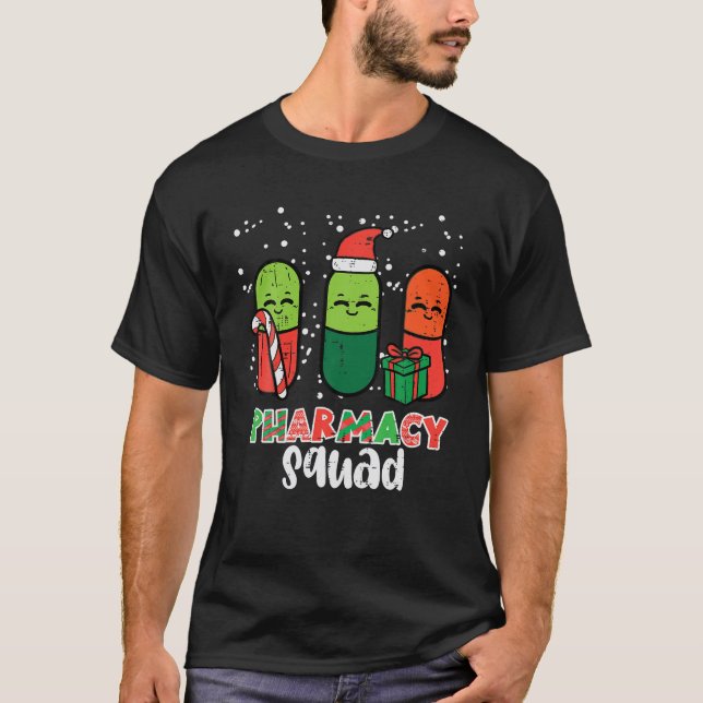 Julapoteket Squad Pills Julafton Pharmacist Wom T Shirt (Framsida)