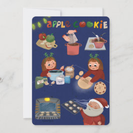 Juläppelkakor vykort